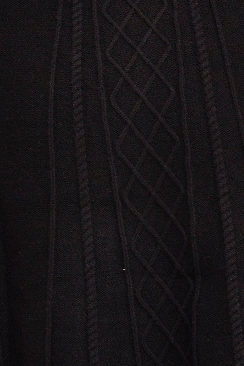 FB MINI DRESS Black Dress Sleeveless Mini Knit for Women by Ally