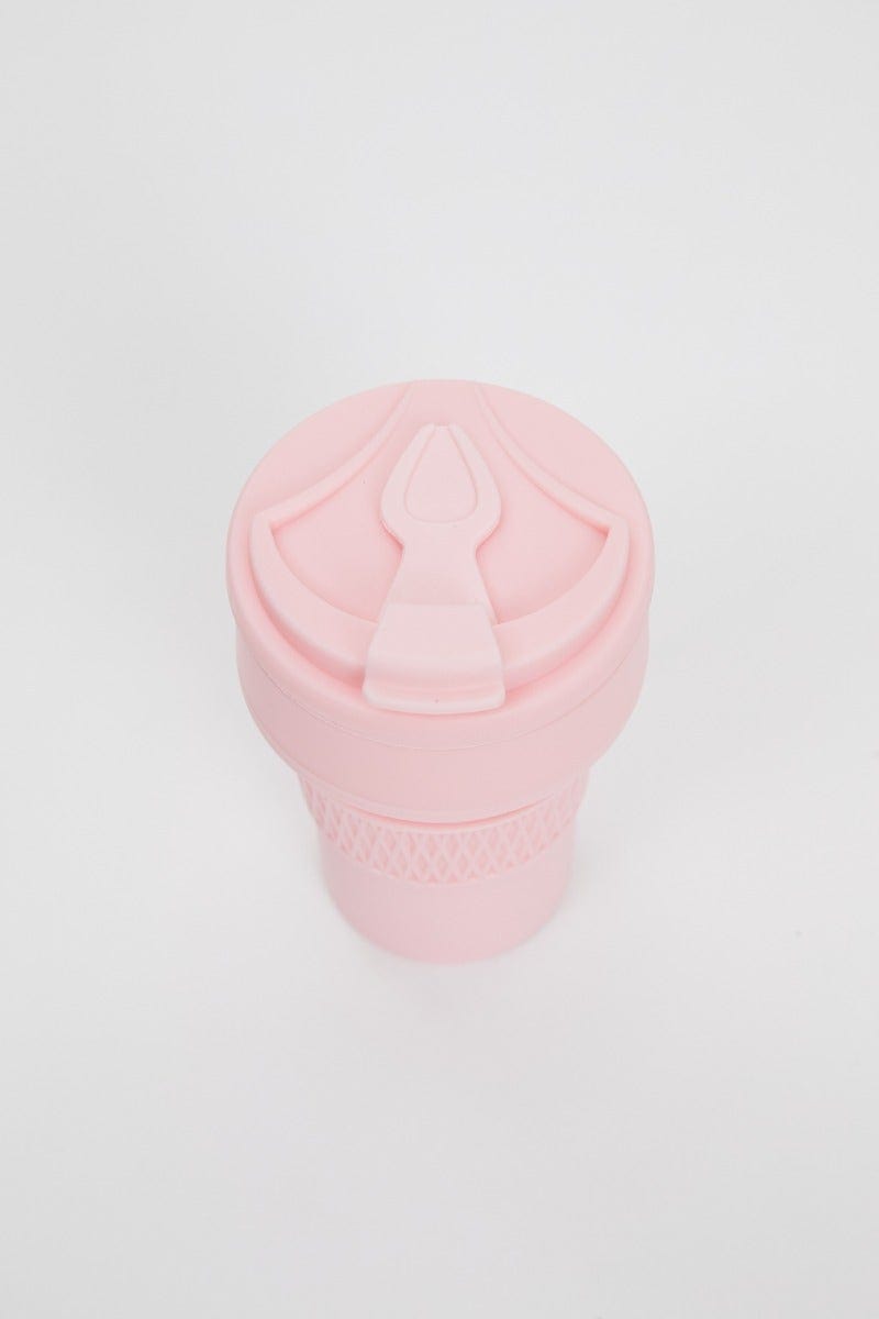 GIFT Pink Nyla Rose Collapsable Re-Useable Cup for Women by Ally