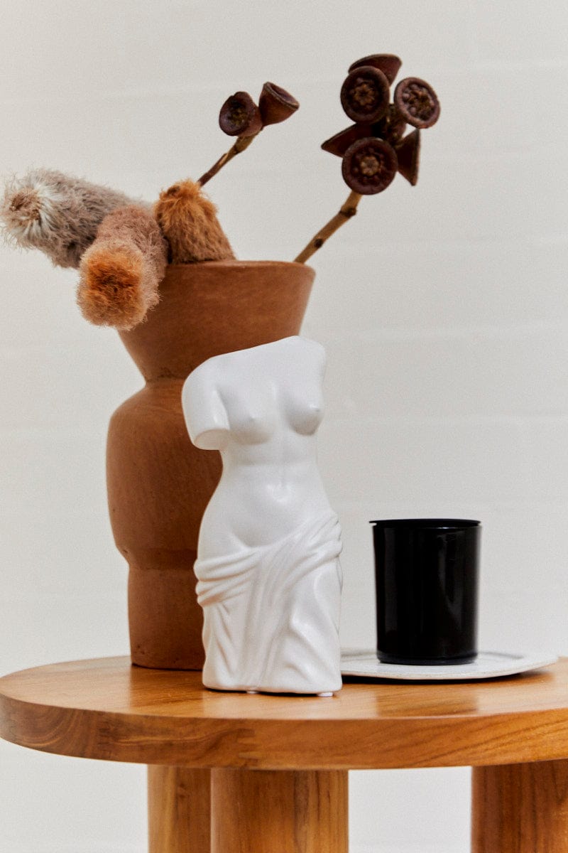 GIFT White Statuary Vase for Women by Ally