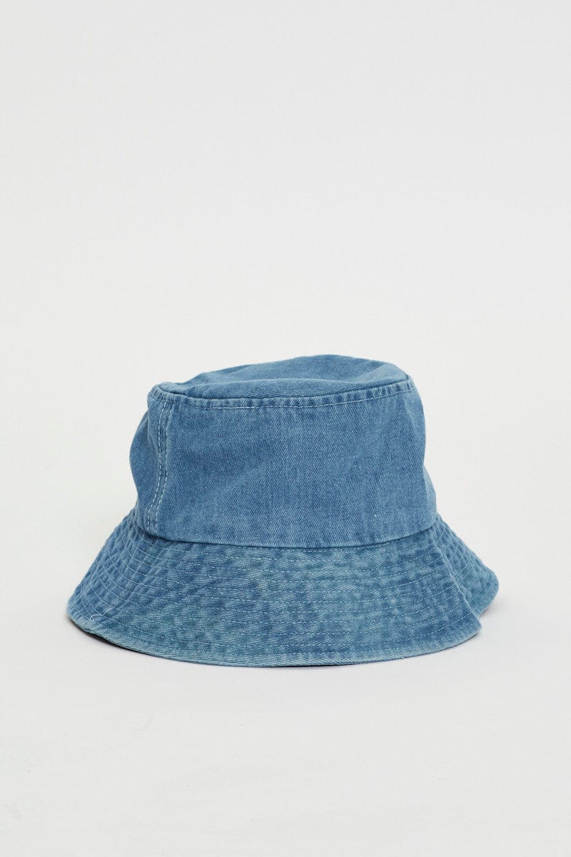 HATS Blue Butterfly Bucket Hat for Women by Ally