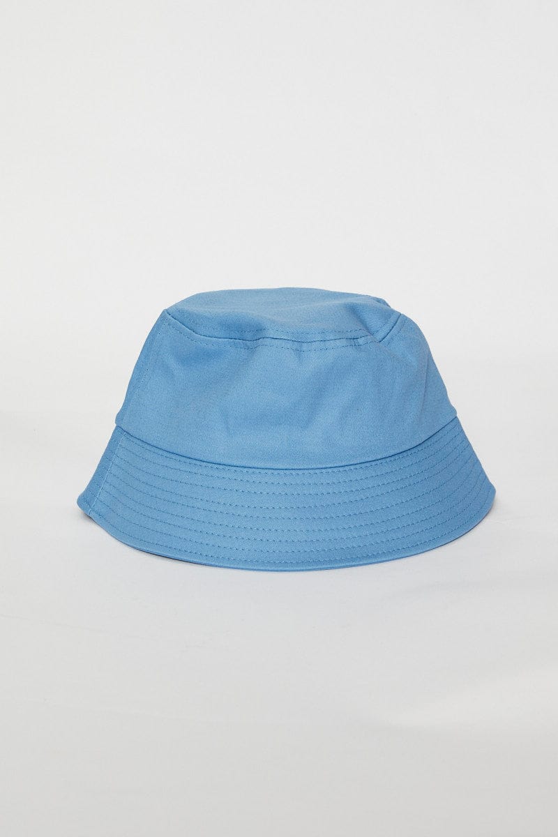 HATS Blue Butterfly & Flower Bucket Hat for Women by Ally