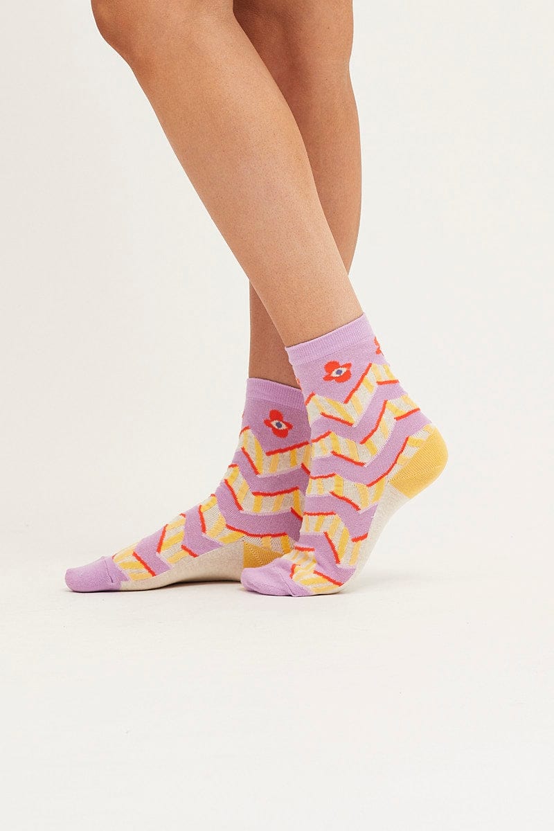 HOSIERY Multi Socks for Women by Ally