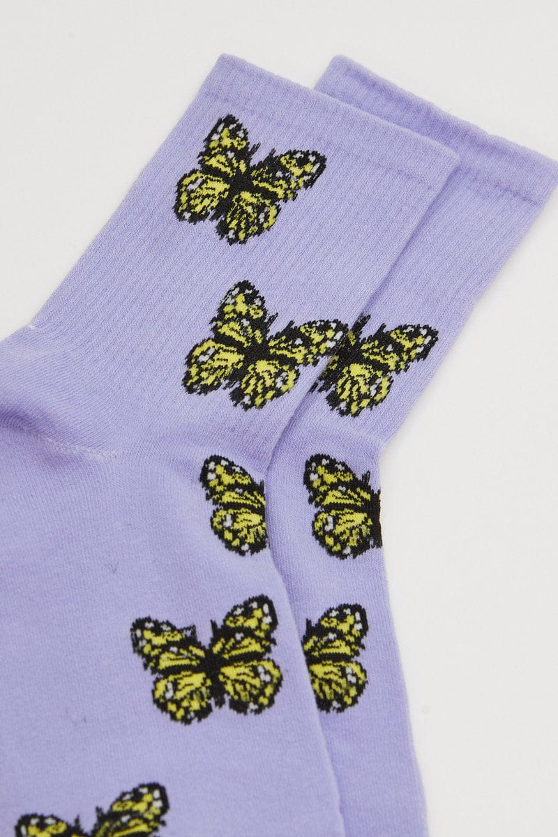 HOSIERY Print Socks for Women by Ally