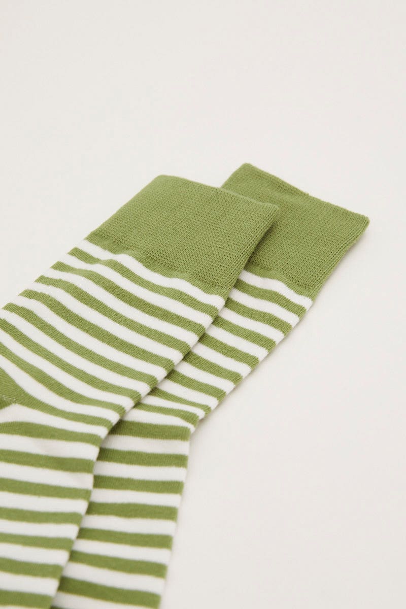 HOSIERY Stripe Socks for Women by Ally