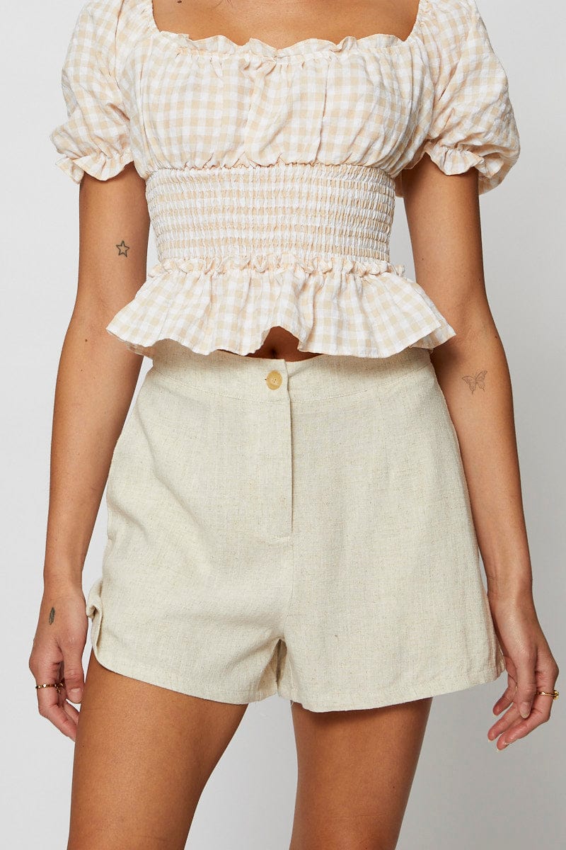 HW SHORT Camel Shorts for Women by Ally