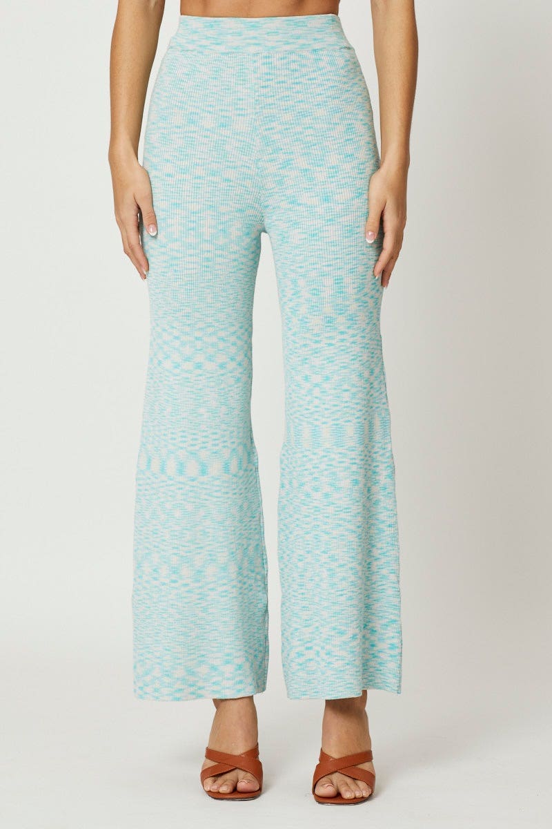 HW WIDE LEG PANT Print High Waist Pants Wide Leg for Women by Ally