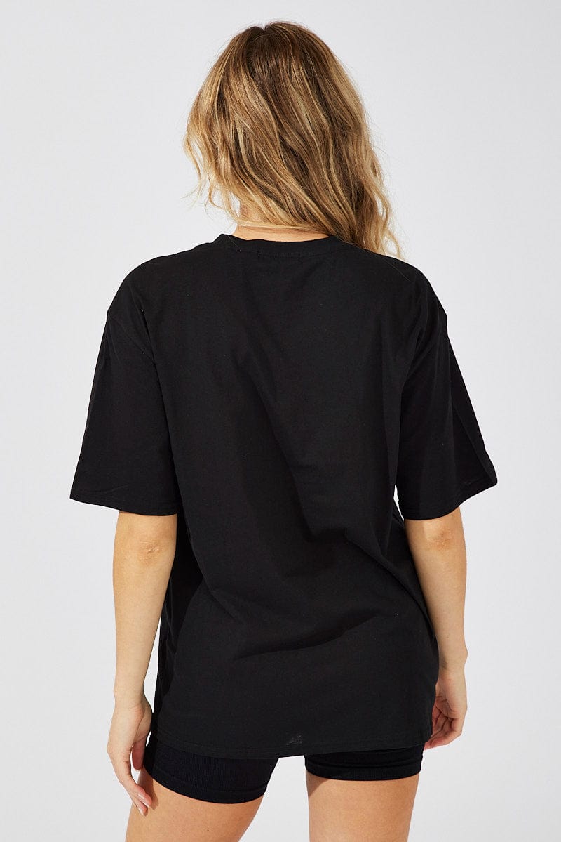 Black Brooklyn Graphic Tee for Ally Fashion