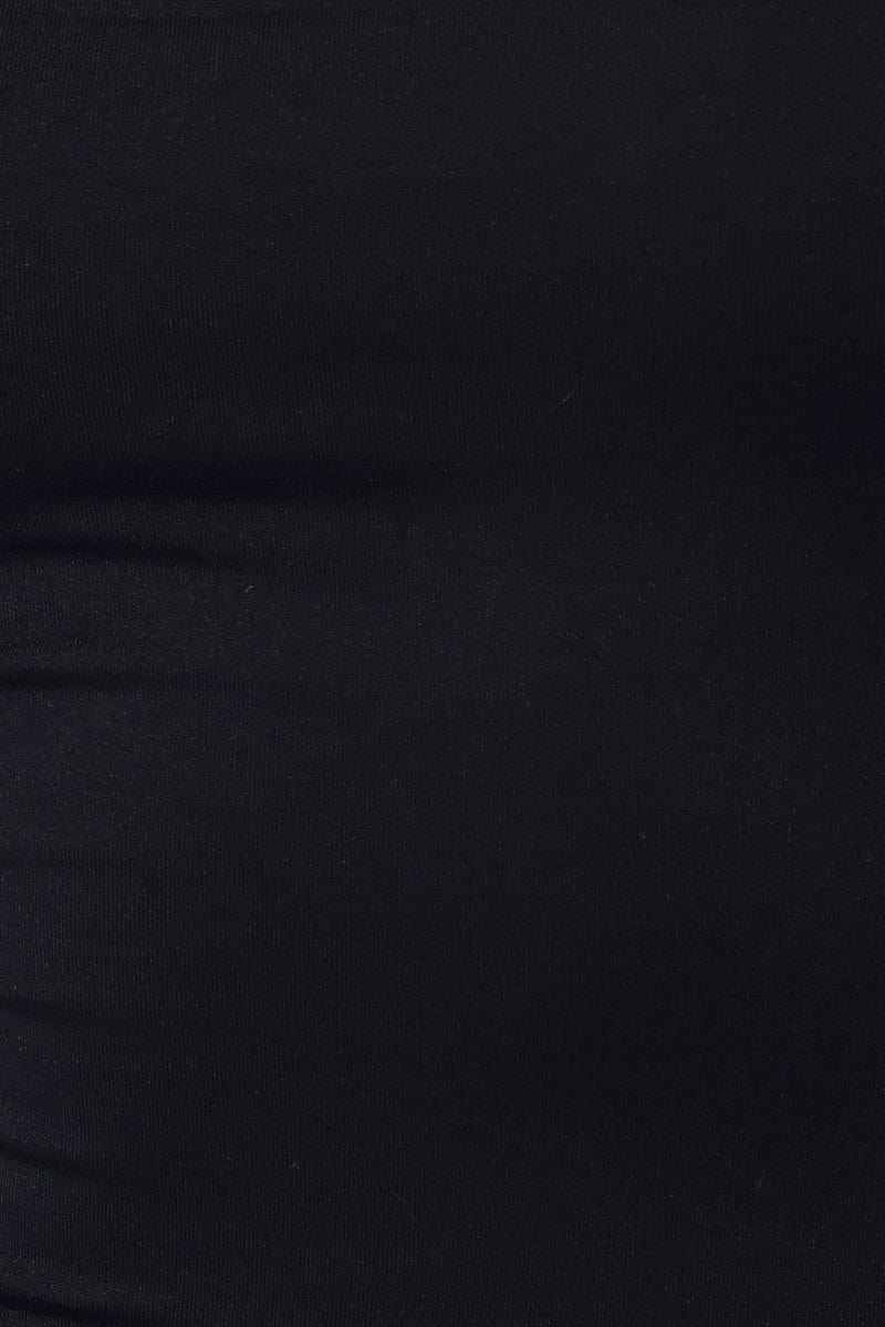 Black Singlet Bodysuit for Ally Fashion