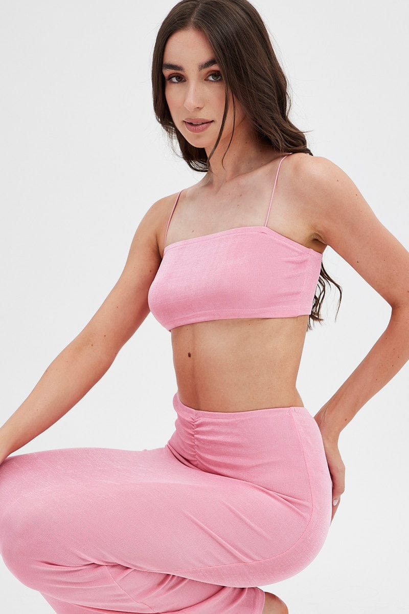 Pink Singlet Top for Ally Fashion