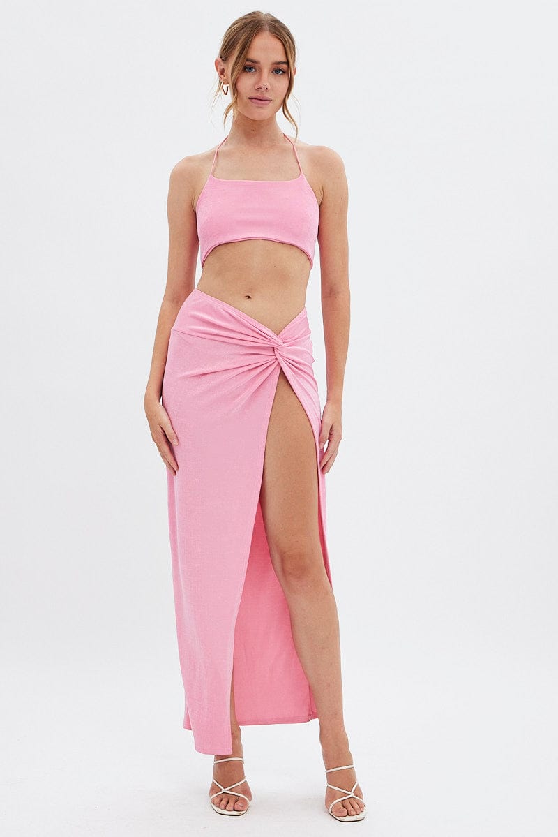 Pink Halter Top for Ally Fashion