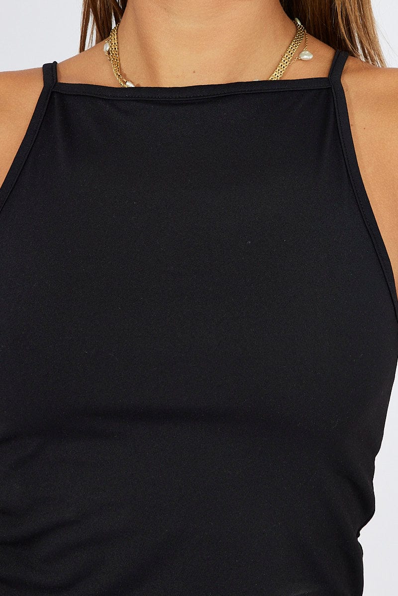 Black Supersoft Tank Sleeveless for Ally Fashion