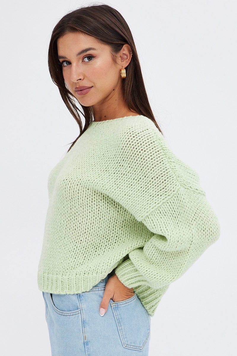 Lime green oversized on sale sweater