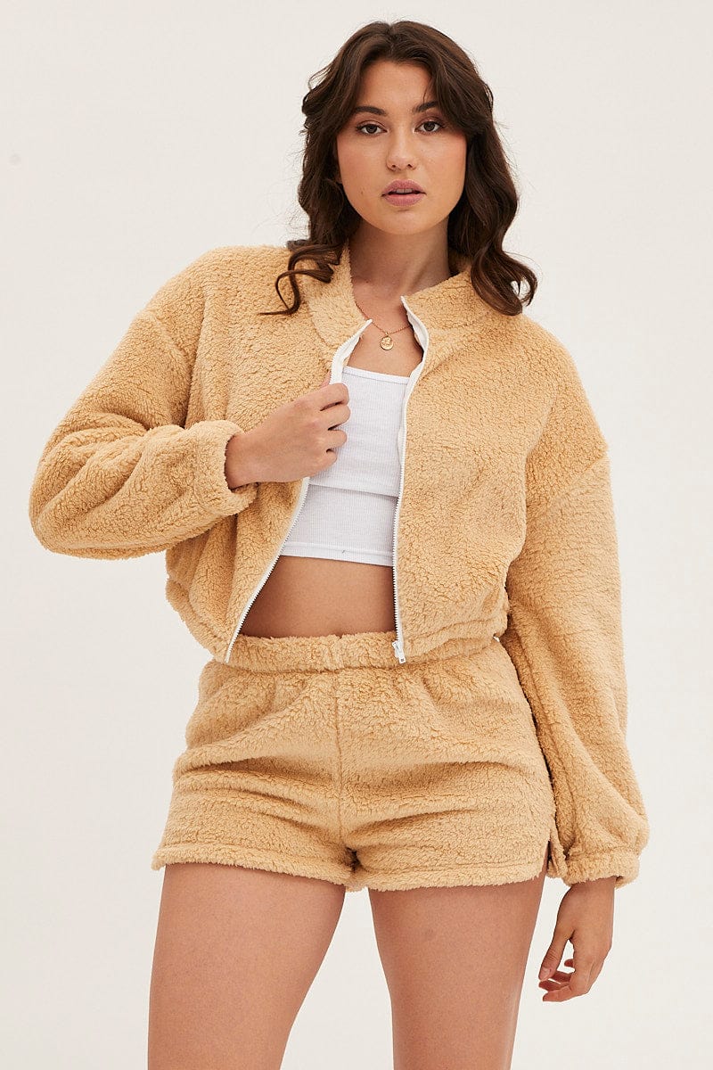 Ally fashion shop teddy jacket