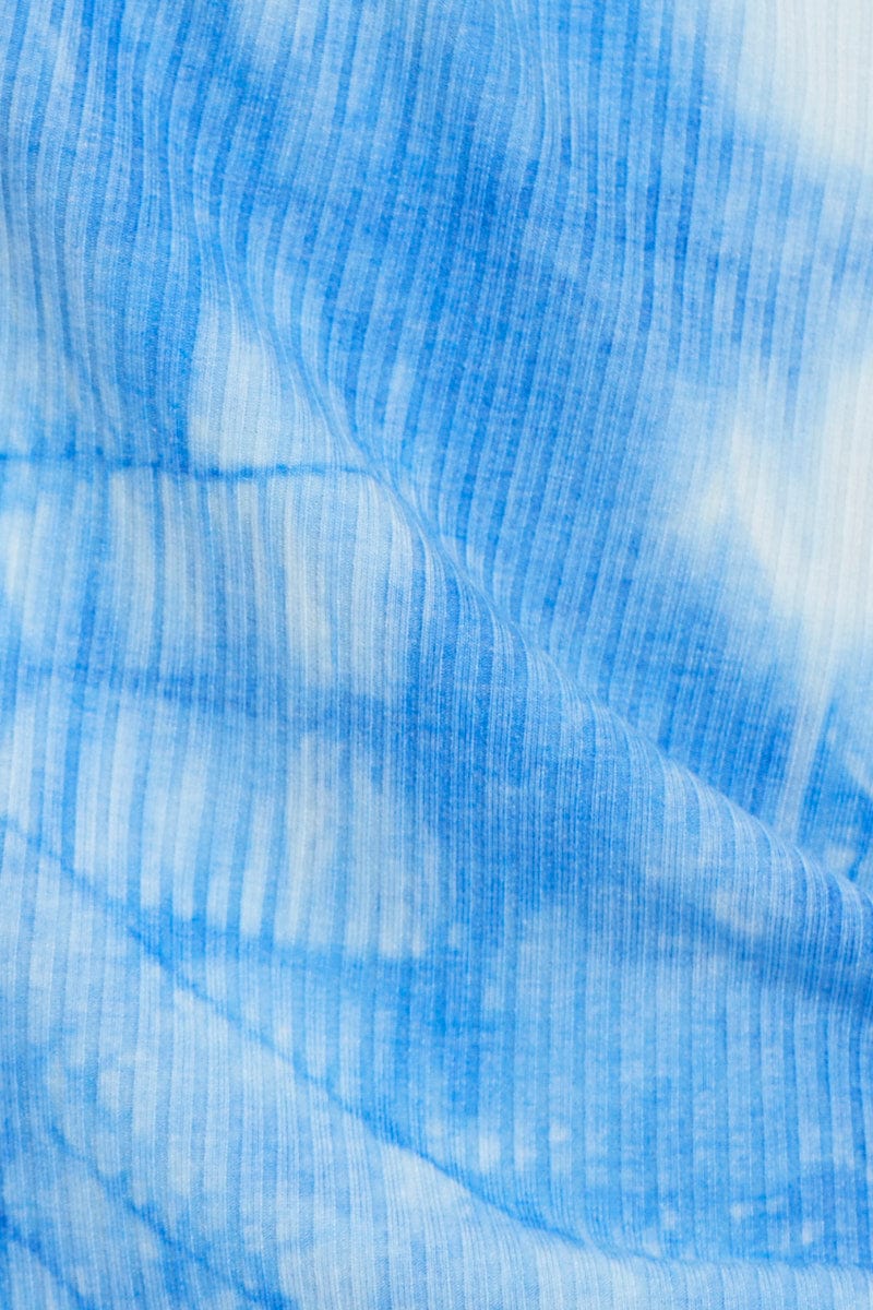 LG PLAYSUIT Multi Tie Dye Singlet And Drawstring Short Lounge Set for Women by Ally