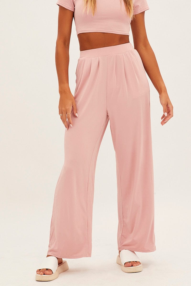 Pink Jersey Loungewear for Ally Fashion