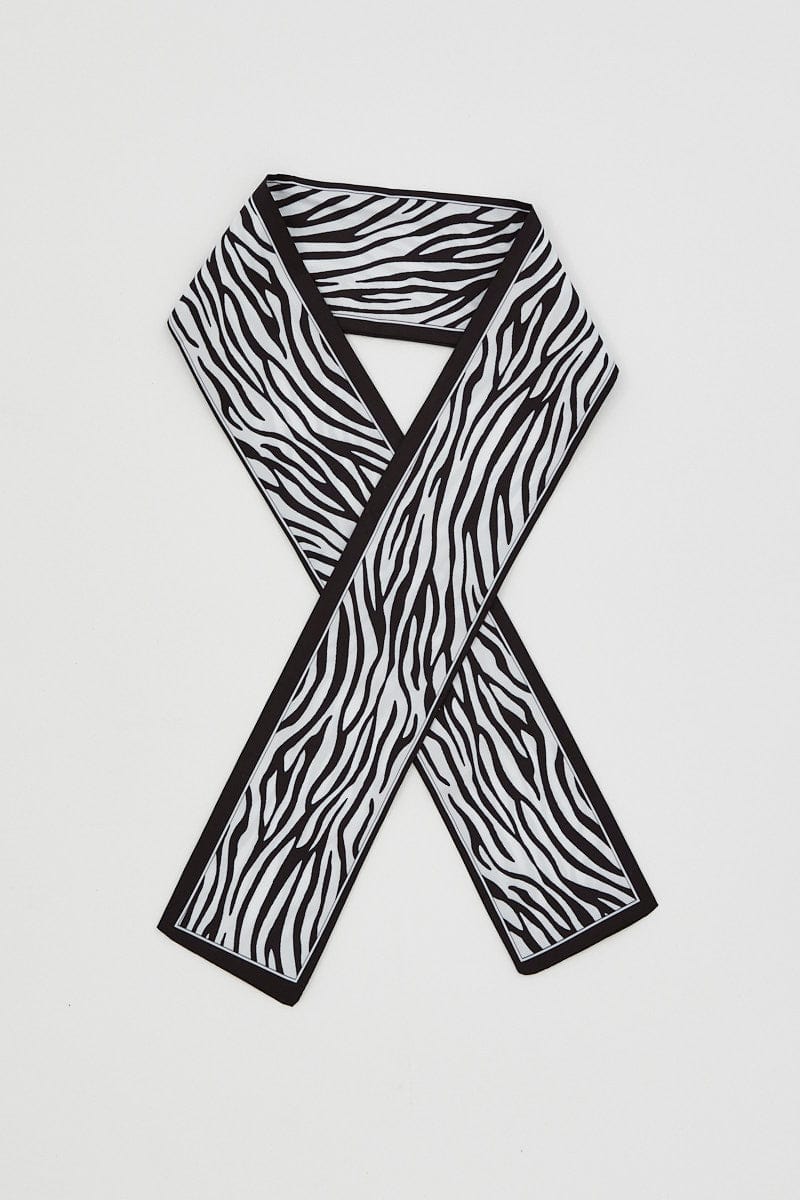 LIGHT SCARF Print Twilly Scarf for Women by Ally