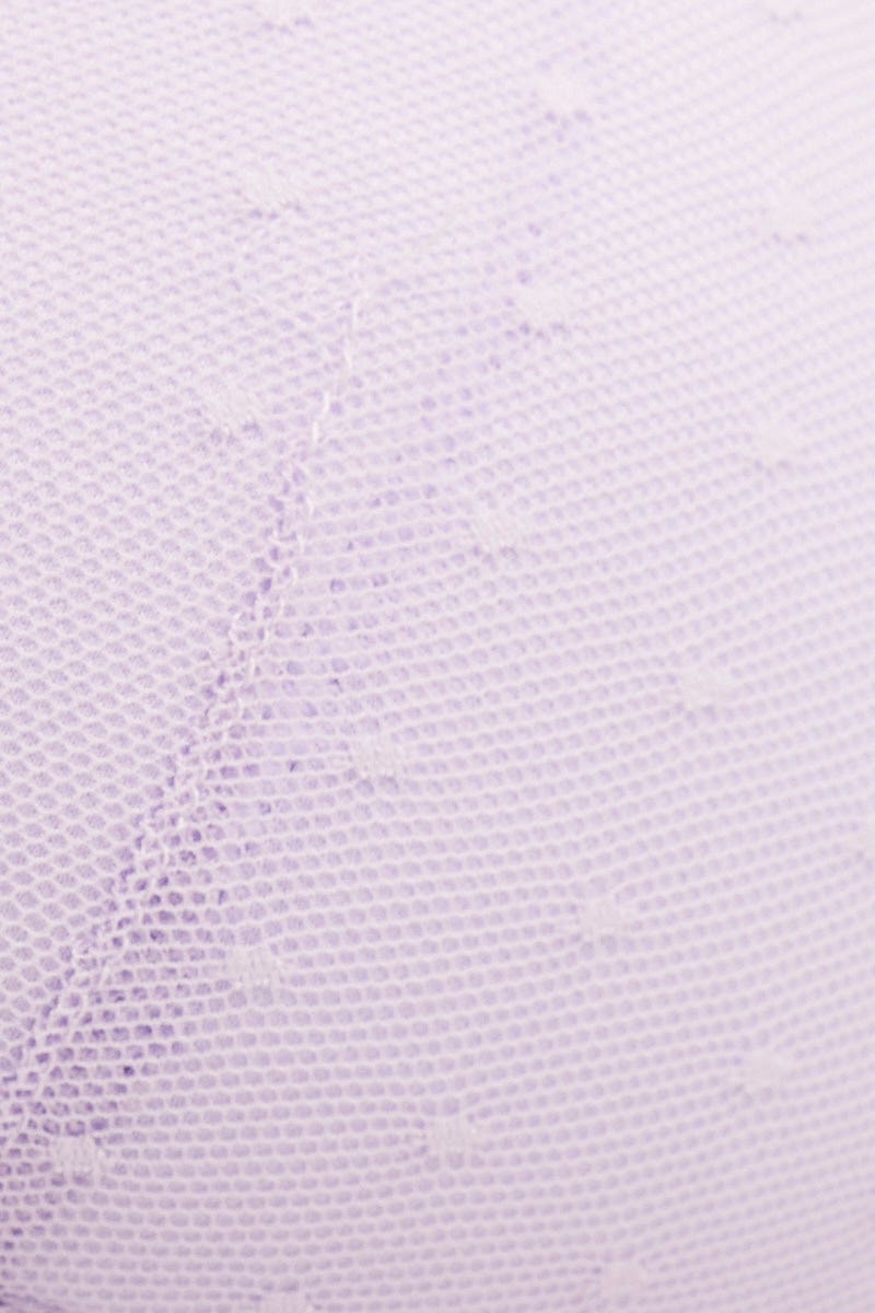 LINGERIE Purple Mesh Bralette for Women by Ally