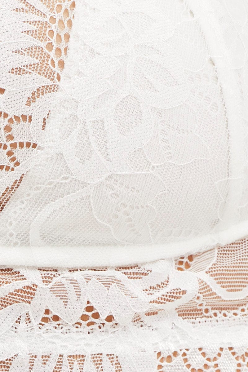 Women’s White Lace Lingerie Set | Ally Fashion