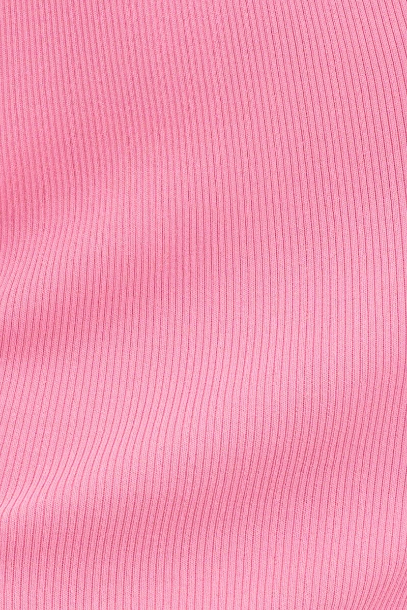 MIDI BODYCON Green Pink Knit Skirt Midi Side Split for Women by Ally