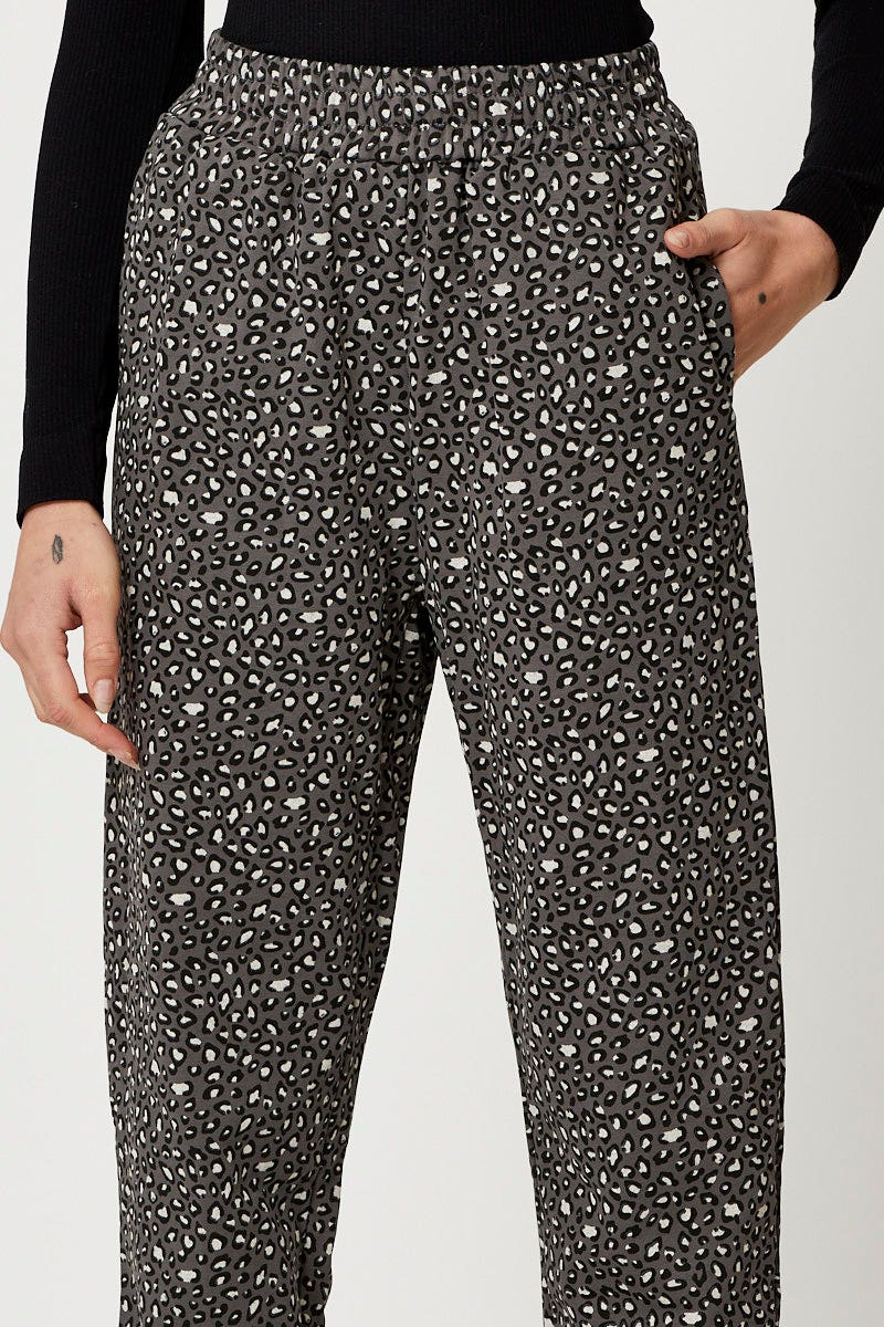 MR TRACK PANT Print Jogger Track Pants for Women by Ally