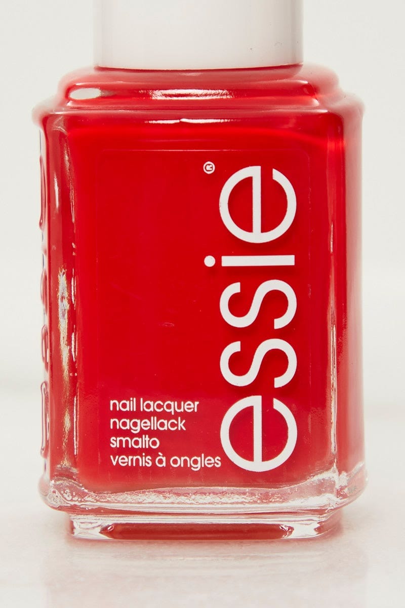 NAILS Red Essie Nail Polish Fifth Avenue 64 Bright Red for Women by Ally