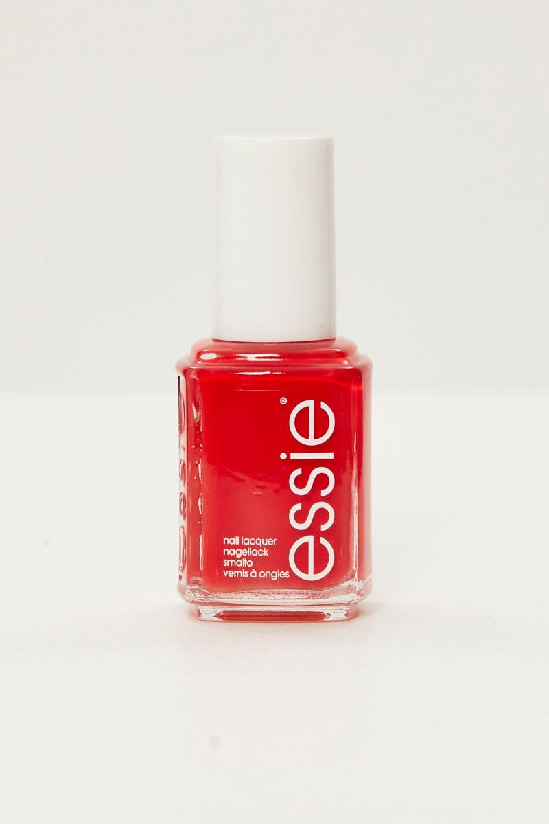 NAILS Red Essie Nail Polish Fifth Avenue 64 Bright Red for Women by Ally