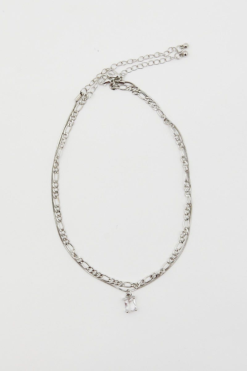 NECKLACE Metallic Necklace for Women by Ally