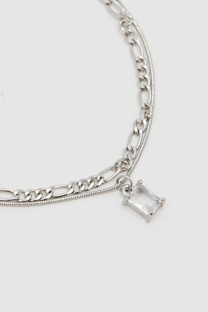 NECKLACE Metallic Necklace for Women by Ally