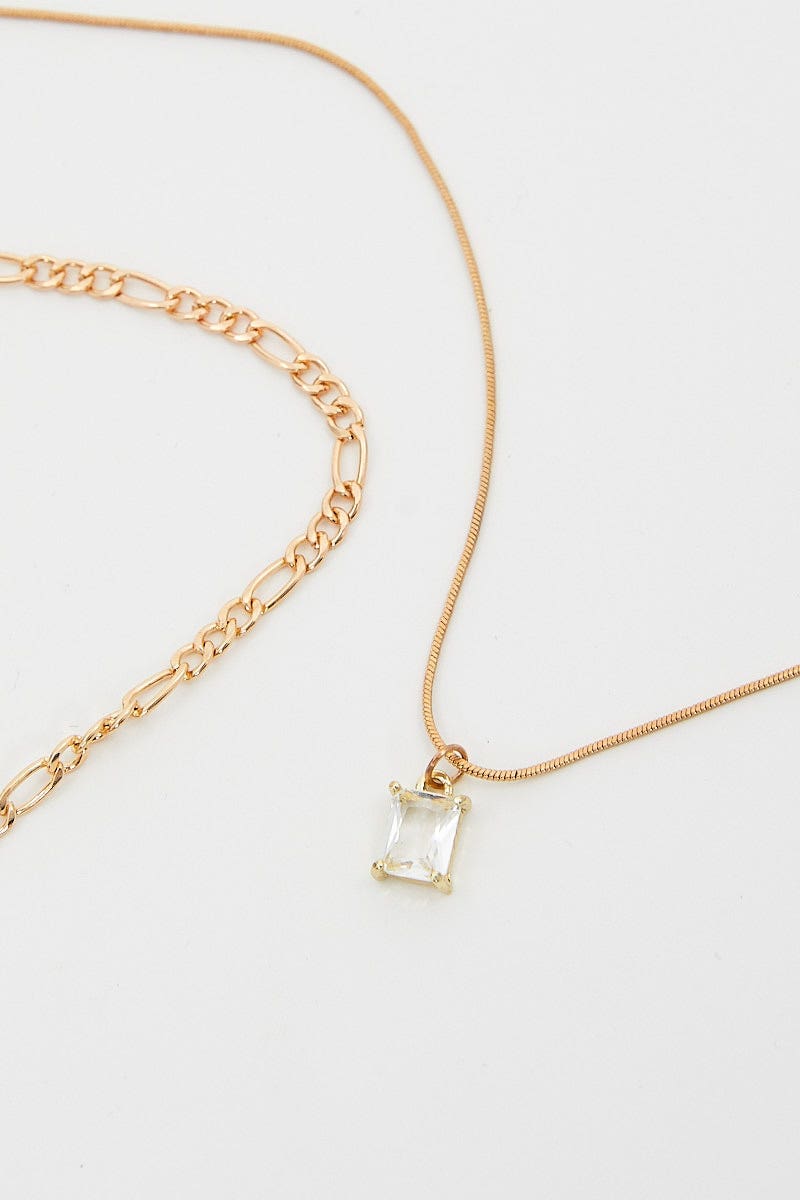 NECKLACE Metallic Necklace for Women by Ally