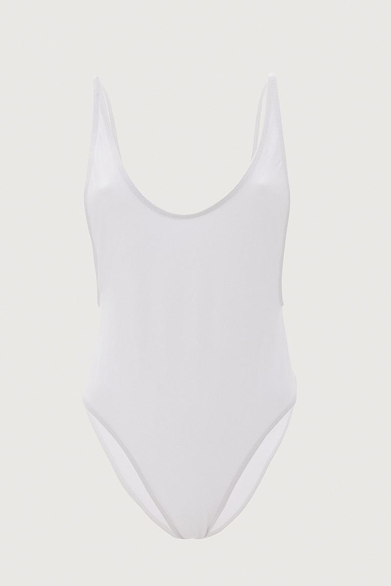 ONE PIECE White One Piece Swimsuit for Women by Ally
