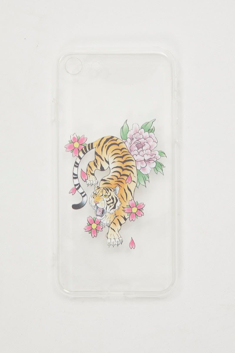 PHONE ACCESSORIES Print Tiger Flower Print Iphone 7 And 8 Case for Women by Ally