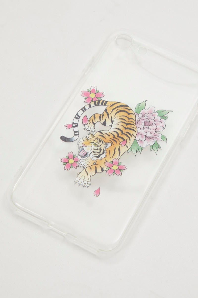 PHONE ACCESSORIES Print Tiger Flower Print Iphone 7 And 8 Case for Women by Ally