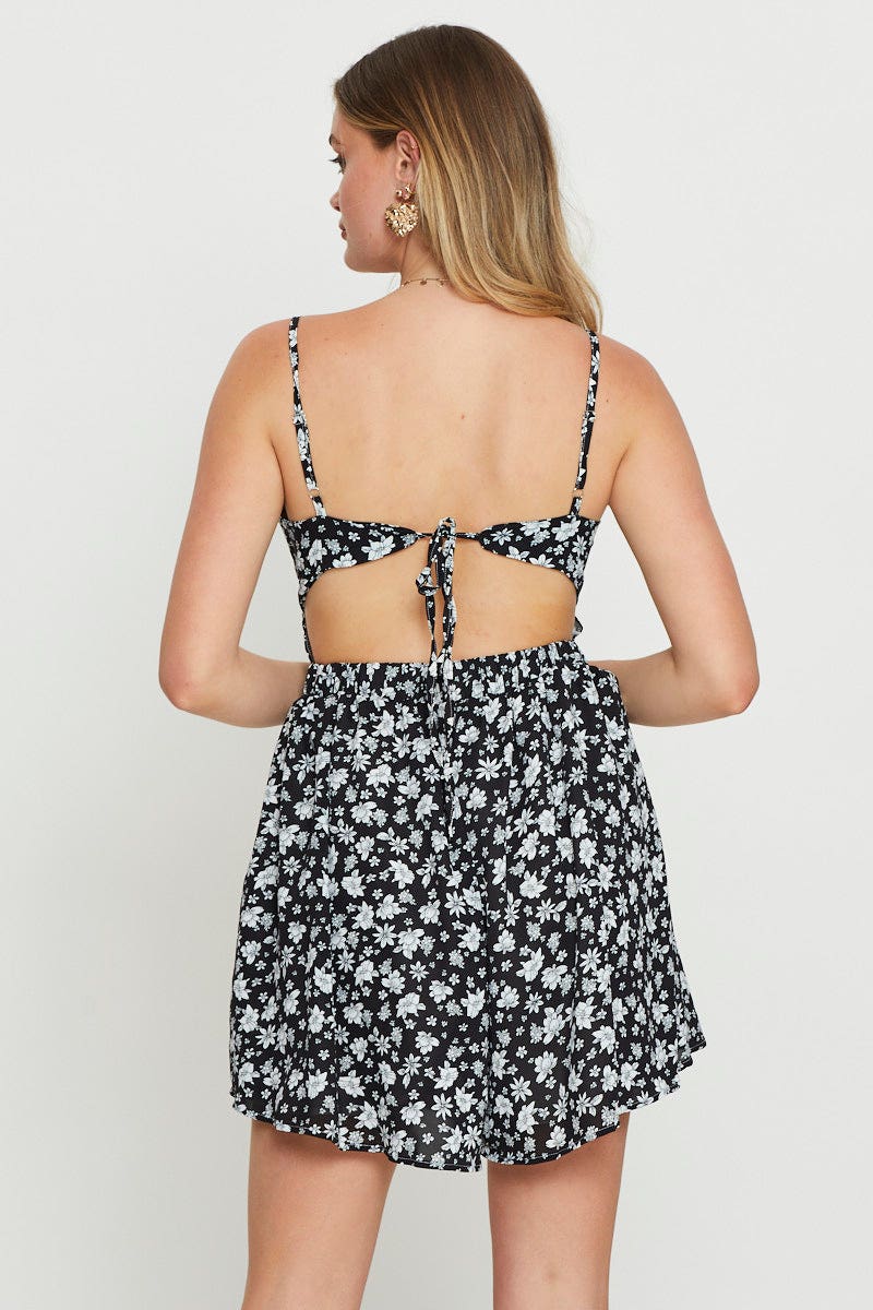 PLAYSUIT Print A Line Playsuit for Women by Ally