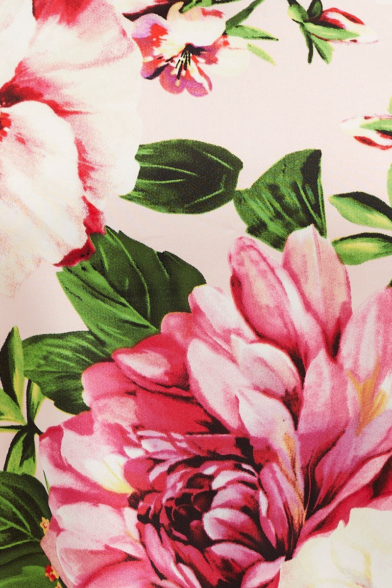 SATIN SET Print Satin Pajamas Set Sleeveless for Women by Ally