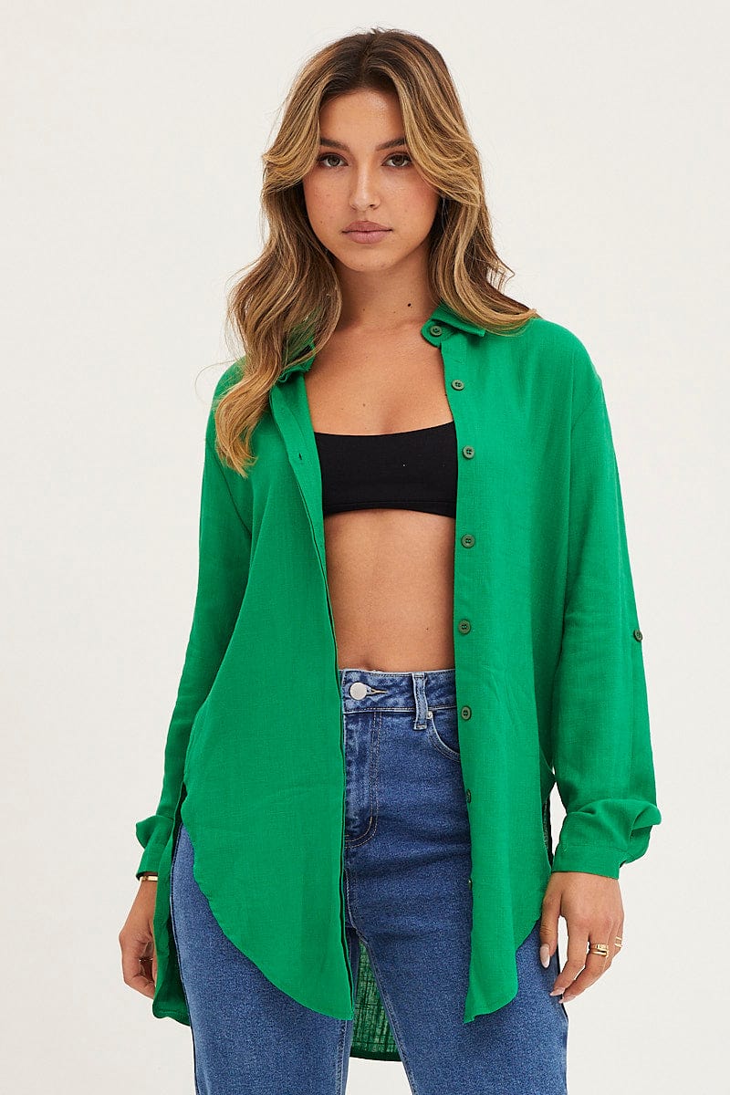 Green Shirt Outfit Women's Dark Green Top Outfit Olive Green