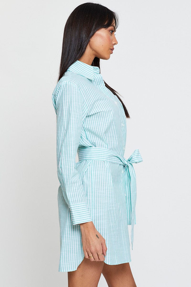 SHIRT Stripe Oversized Shirts Long Sleeve for Women by Ally