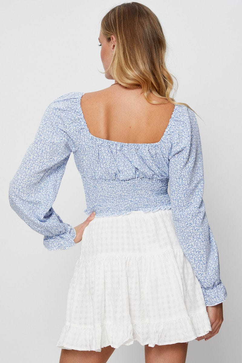 Women's White Flare Skirt Mini High Rise | Ally Fashion Women's White Flare Skirt Mini High Rise | Ally Fashion