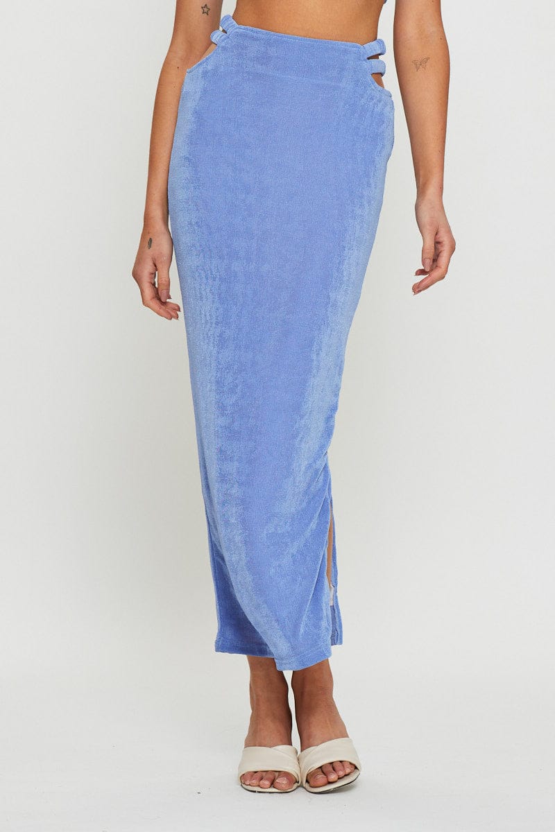 Bodycon maxi skirt with split best sale