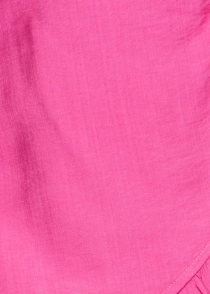 SHORT SKATER Pink Wrap Skirt Mini High Rise for Women by Ally