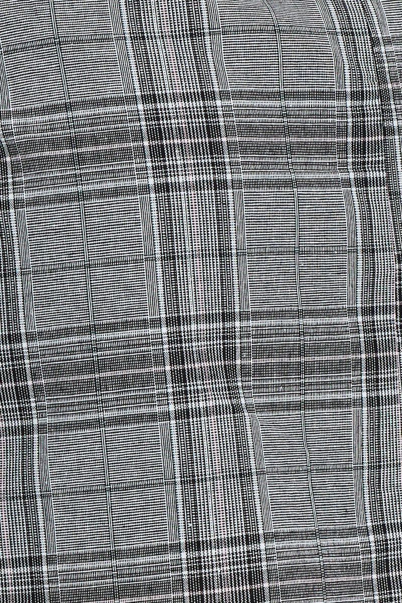 Women s Check Wrap Mini Skirt Ally Fashion