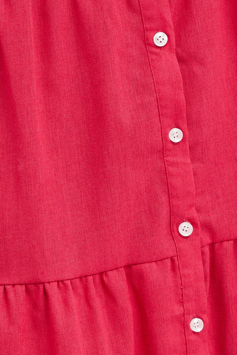 SKATER DRESS H PINK Shirt Dress for Women by Ally
