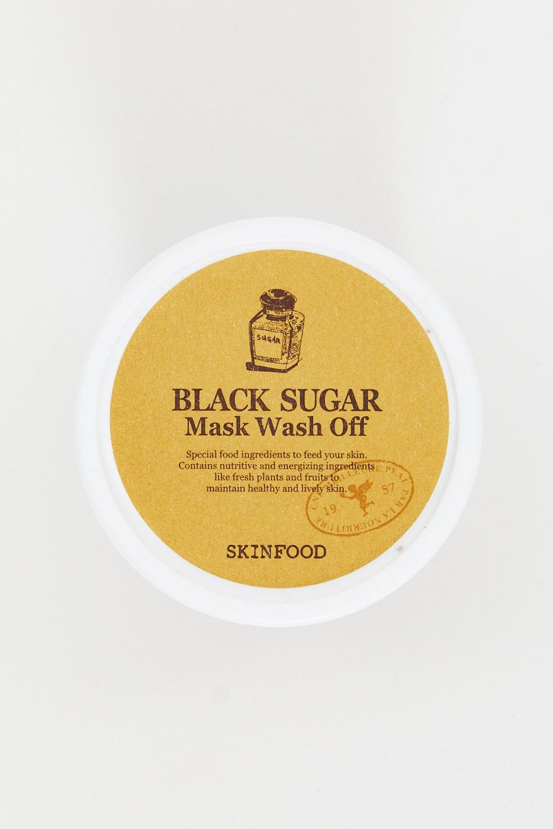 SKINCARE Brown Skinfood Black Sugar Wash Off Mask for Women by Ally