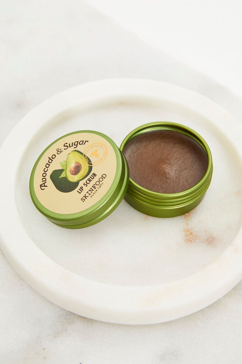 SKINCARE Green Skinfood Avocado And Sugar Lip Scrub for Women by Ally