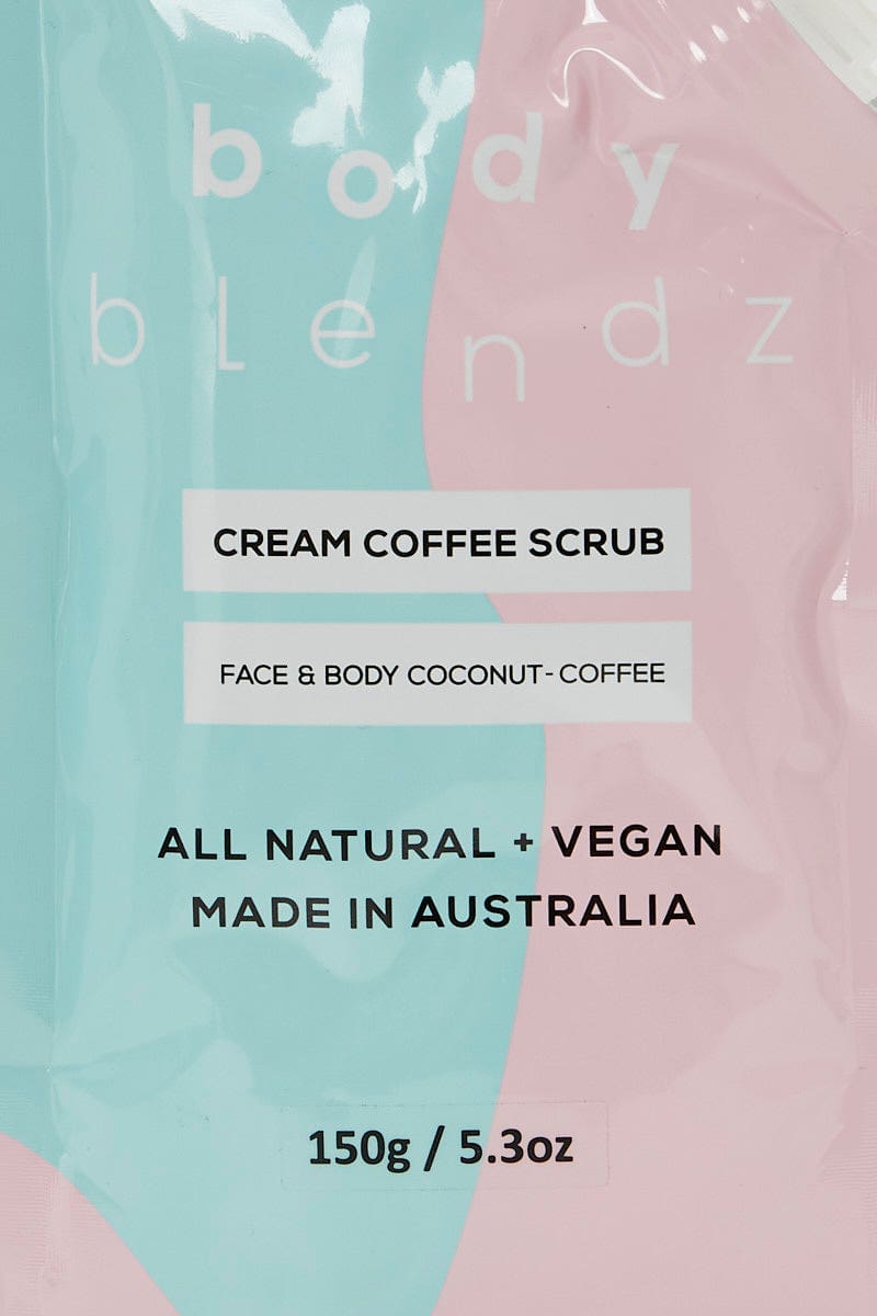 SKINCARE Multi Body Blendz Coconut Coffee Cream Coffee Scrub 150G for Women by Ally