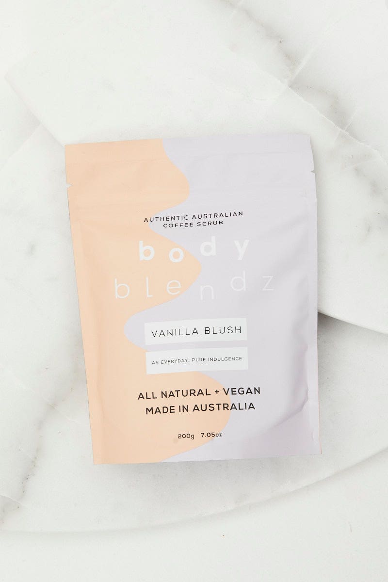 SKINCARE Multi Body Blendz Vanilla Blush Coffee Scrub 200G for Women by Ally