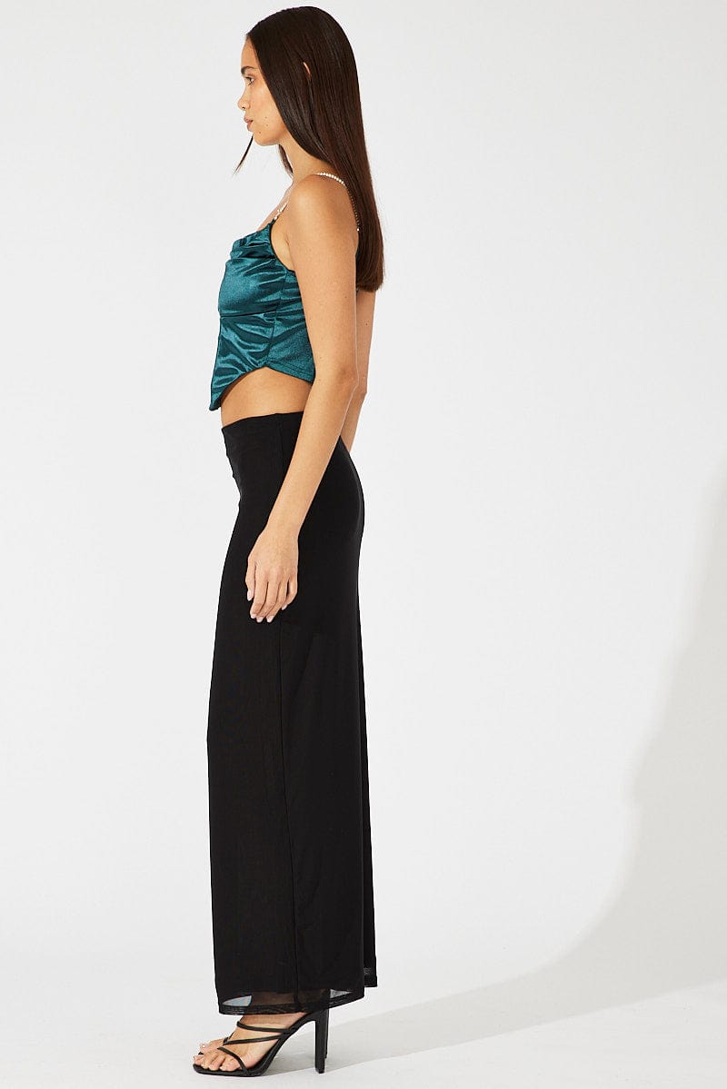 Black maxi skirt ally sale