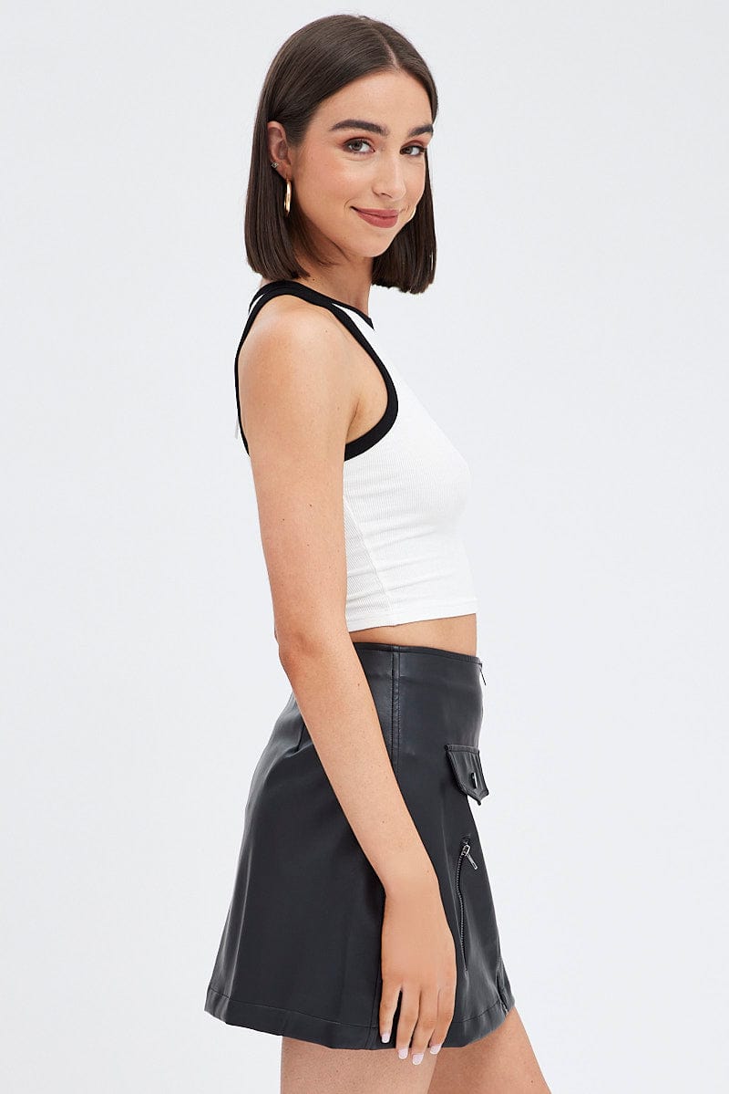 High waisted outlet pencil skater skirt