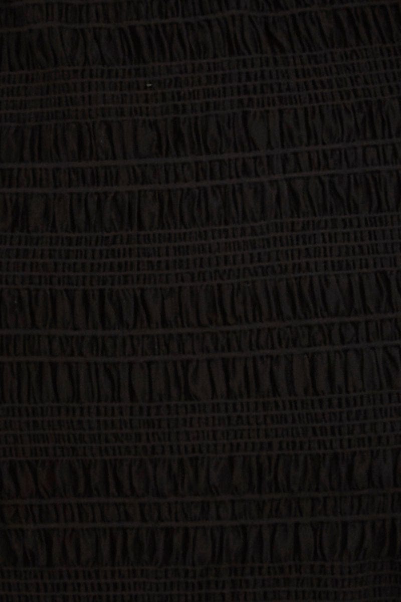 Black Mini Skirt Bodycon Mesh Textured Detail for Ally Fashion