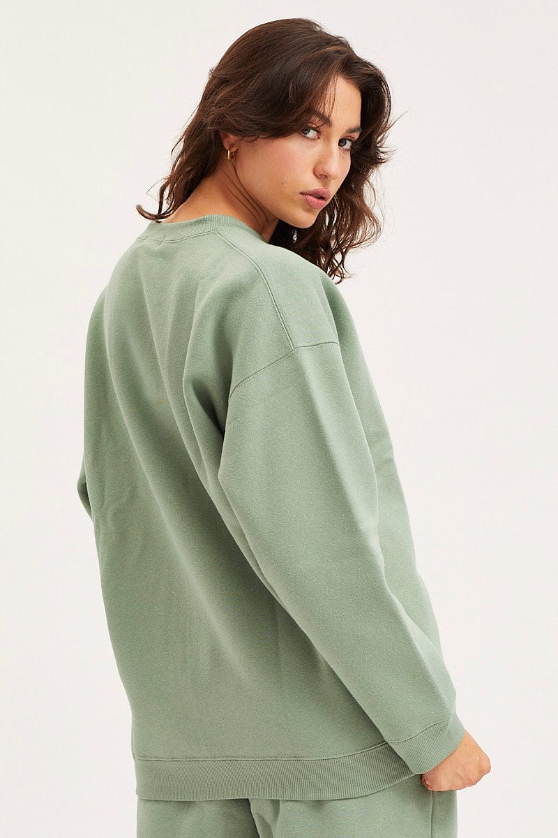 Perbai Women's Oversized Crewneck Sweatshirt Chicago New York Graphic Sweatshirts  Pullover, Green, Medium : : Clothing, Shoes & Accessories