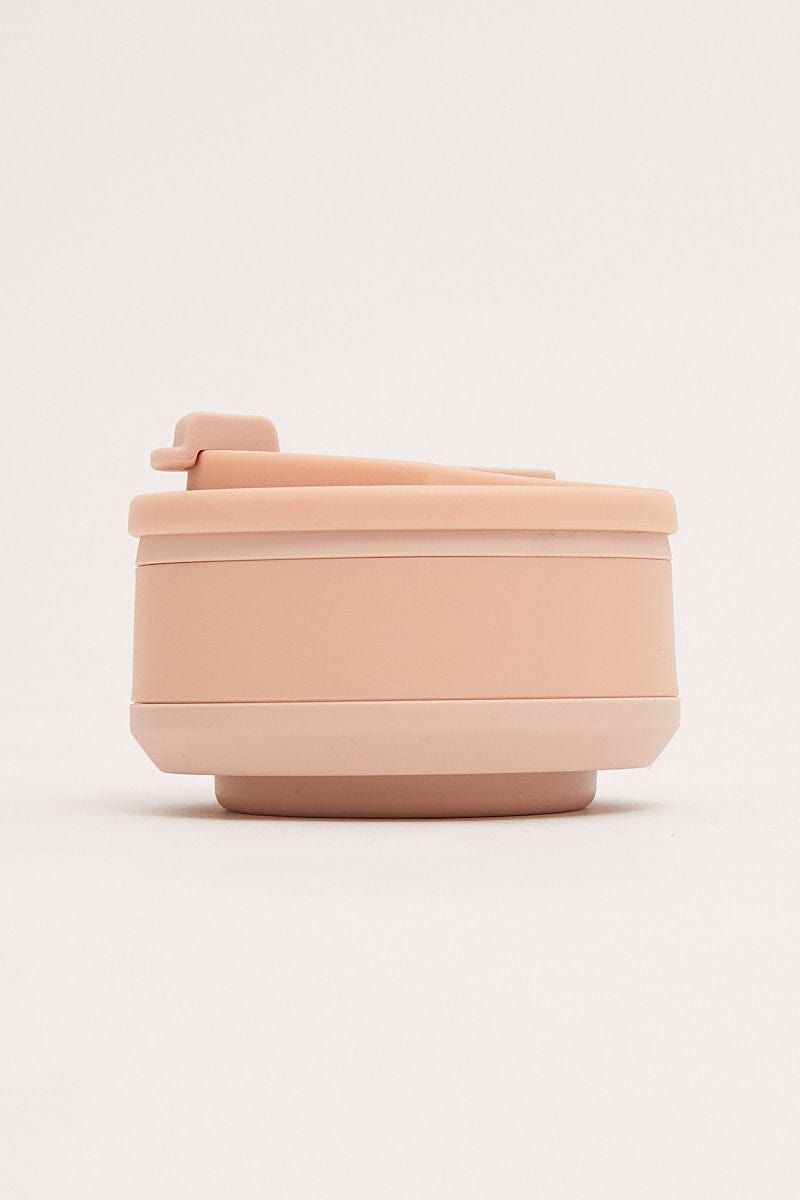 TRAVEL Orange Travel Silicone Folding Cup 500Ml for Women by Ally